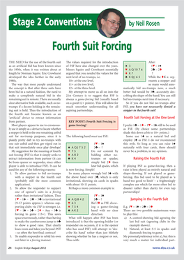 Fourth Suit Forcing