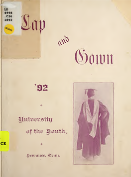 Cap and Gown, 1892