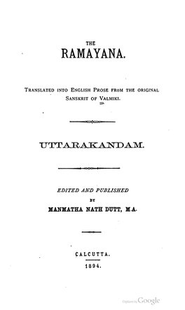 Uttarakandam