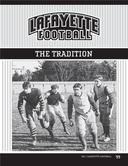 Lafayette Football 1913-1925 1913 (4-5-1) 1919 (6-2) 11/15 Alfred