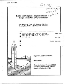 6 O--C/?__I RAID-II: Design and Implementation Of