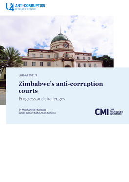 Zimbabwe's Anti-Corruption Courts