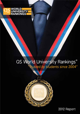 QS World University Rankings® “Trusted by Students Since 2004”