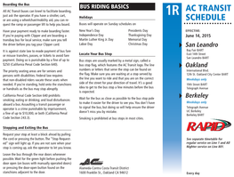 Ac Transit Schedule