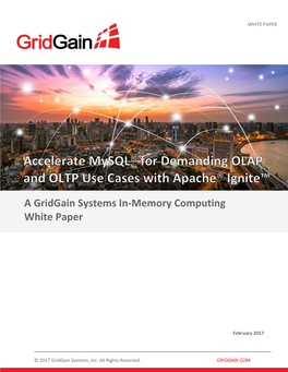 A Gridgain Systems In-Memory Computing White Paper