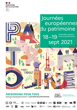 Journées Européennes Du Patrimoine 18–19 Sept 2021