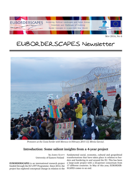 EUBORDERSCAPES Newsletter