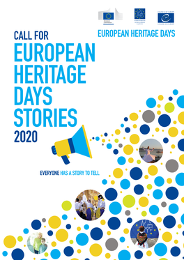 Call for European Heritage Days Stories 2020