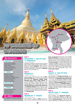 7D Wonders of Myanmar 7D Wonders Of