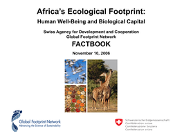 Africa's Ecological Footprint