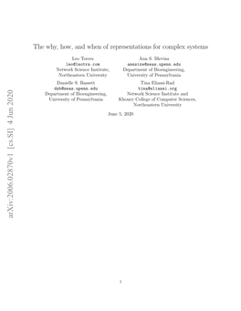 Arxiv:2006.02870V1 [Cs.SI] 4 Jun 2020