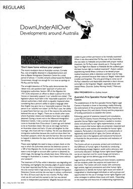 Downunderaliover Developments Around Australia