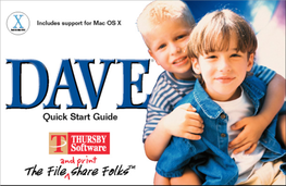 DAVE Quick Start Guide - I Copyright Information