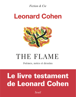 Fiction & Cie Leonard Cohen