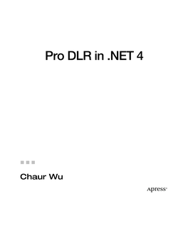 Pro DLR in .NET 4