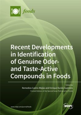 Recent Developments in Identification of Genuine Odor- and Taste-Active Compounds in Foods