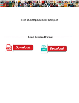 Free Dubstep Drum Kit Samples
