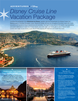 Disney Cruise Line Vacation Package