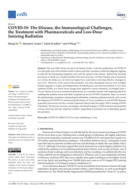 COVID-19: the Disease, the Immunological Challenges, the Treatment with Pharmaceuticals and Low-Dose Ionizing Radiation