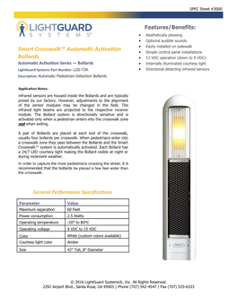 Smart Crosswalk™ Automatic Activation Bollards