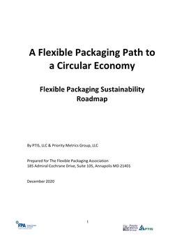 A Flexible Packaging Path to a Circular Economy