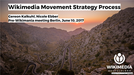 Wikimedia Movement Strategy Process