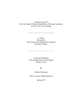 “Forgotten by God”: How the People of Barren Island Built a Thriving Community on New York City's Garbage