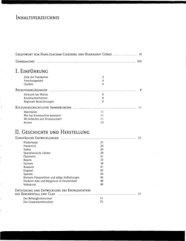 Inhaltsverzeichnis I. Einführung Ii. Geschichte