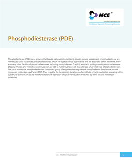 Phosphodiesterase (PDE)