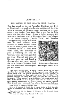 CHAPTER S1V the First Attack on the 1St Australian Division's New Front At