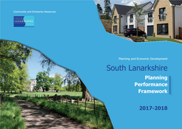 South Lanarkshire Planning Performance Framework