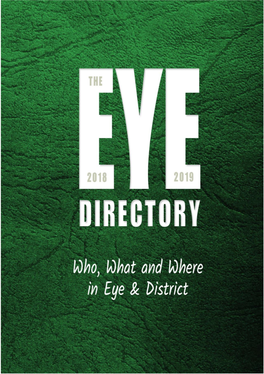 The Eye Directory 2018 - 2019 ©