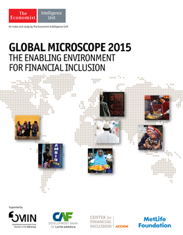 Global Microscope 2015 the Enabling Environment for Financial Inclusion