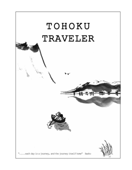 The Tohoku Traveler Was Created As a Public Service for the Members of the Misawa Community