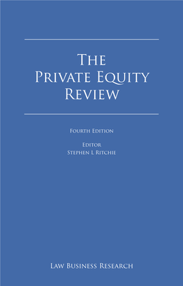 The Private Equity Review the Private Equity Review