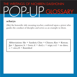 WND-CD Pop-Up Glossary