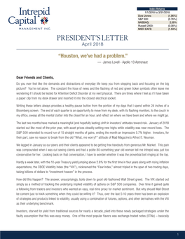 President's Letter