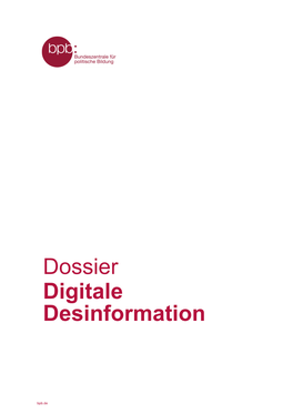 Dossier Digitale Desinformation