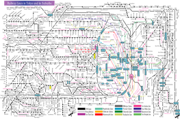 Railway Lines in Tokyo and Its Suburbs