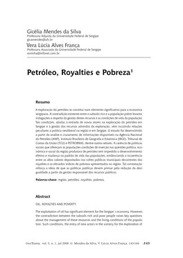 Petróleo-Royalties-E-Pobreza.Pdf