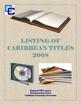Listing of Caribbean Titles 2008