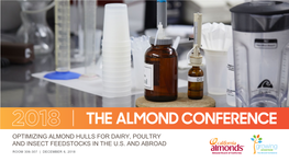 Optimizing Almond Hulls for Dairy, Poultry and Insect Feedstocks in the U.S