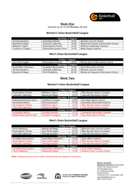 140727 Ab Schedule(Quarterfinals) Official.Doc