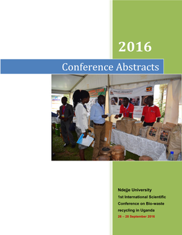 Conference Abstracts