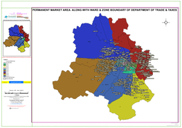 Permanent Market Area Along with Ward & Zone Boundary Of