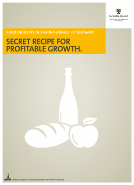 Secret Recipe for Profitable Growth