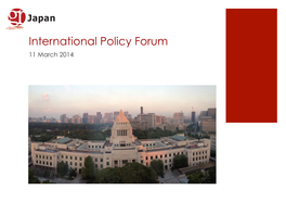 International Policy Forum 11 March 2014 Approval Ratings- Can You See the Pattern?