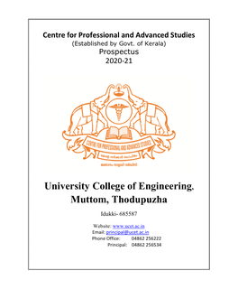 University College of Engineering, Muttom, Thodupuzha
