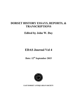 EDAS Journal Vol 4