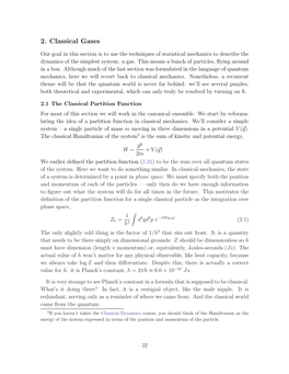 2. Classical Gases